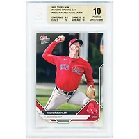 Walker Buehler Boston Red Sox 2025 Topps Now Road to Opening Day #OD-12 BGS Authenticated 10 Card - 9.5,10,10,10 Subgrades