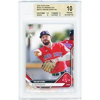 Trevor Story Boston Red Sox 2025 Topps Now Road to Opening Day #OD-14 BGS Authenticated 10 Card - 9.5,10,10,10 Subgrades