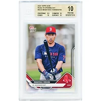 Masataka Yoshida Boston Red Sox 2025 Topps Now Road to Opening Day #OD-15 BGS Authenticated 10 Card - 9.5,10,10,10 Subgrades