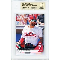 Nick Castellanos Philadelphia Phillies 2025 Topps Now Road to Opening Day #OD-189 BGS Authenticated 10 Card - 10,10,9.5,10 Subgrades