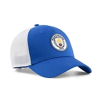 Men's Puma  Blue Manchester City King Adjustable Trucker Hat