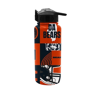 Pegasus Chicago Bears 32oz. Local Slogan Press Top Water Bottle