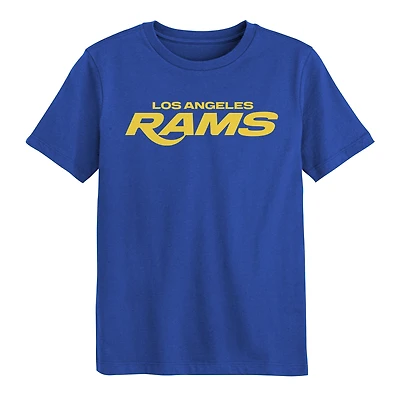 Preschool Outerstuff Royal Los Angeles Rams Counter Run Short Sleeve T-Shirt