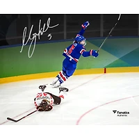 Megan Keller Team USA Autographed 8" x 10" 2026 Winter Olympics Golden Goal Celebration Photograph