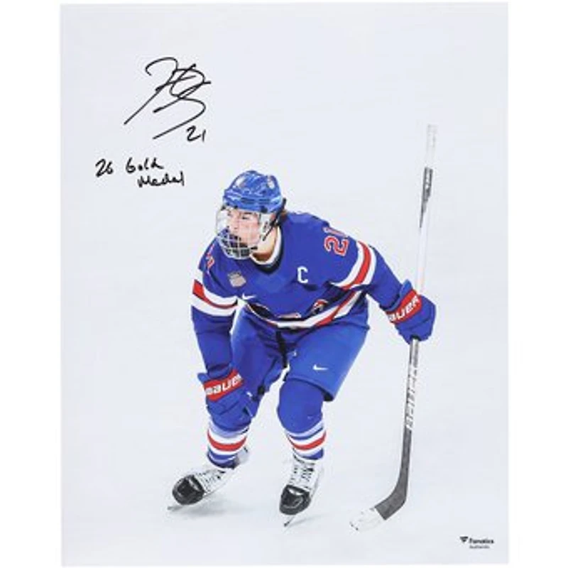Hilary Knight Team USA Autographed 16" x 20" 2026 Winter Olympics Gold Medal Winner Celebration Photograph with "26 Gold Medal" Inscription