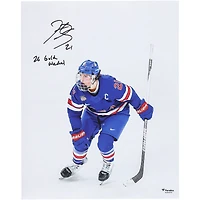 Hilary Knight Team USA Autographed 16" x 20" 2026 Winter Olympics Gold Medal Winner Celebration Photograph with "26 Gold Medal" Inscription