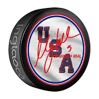 Megan Keller Team USA Autographed 2026 Winter Olympics Hockey Puck with "26 Golden Goal" Inscription