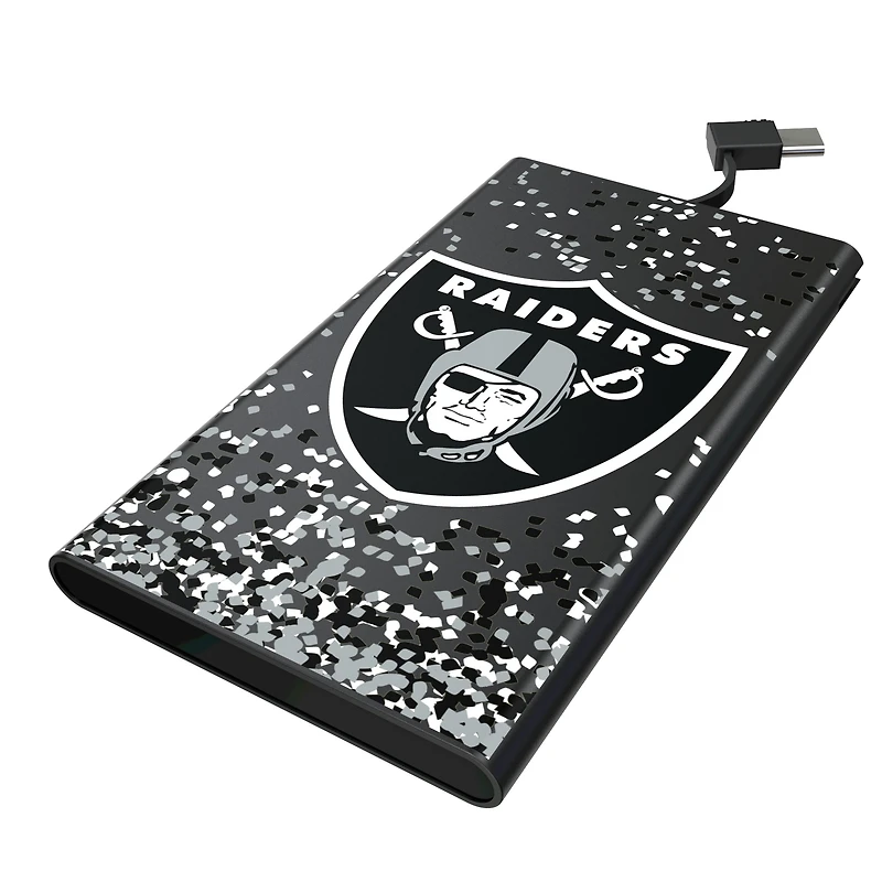 Keyscaper Las Vegas Raiders 5000mAh Flat Powerbank