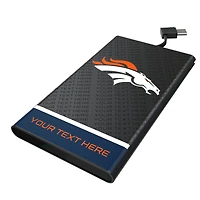 Keyscaper Denver Broncos Personalized 5000mAh Flat Powerbank