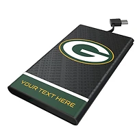 Keyscaper Green Bay Packers Personalized 5000mAh Flat Powerbank