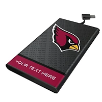 Keyscaper Arizona Cardinals Personalized 5000mAh Flat Powerbank