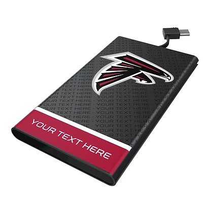Keyscaper Atlanta Falcons Personalized 5000mAh Flat Powerbank