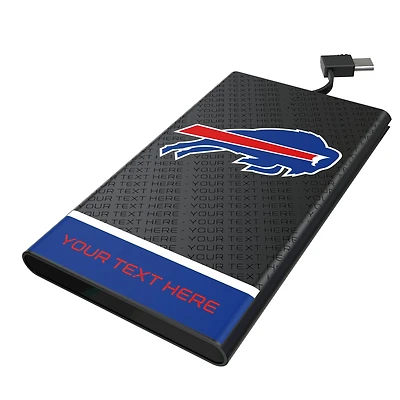 Keyscaper Buffalo Bills Personalized 5000mAh Flat Powerbank