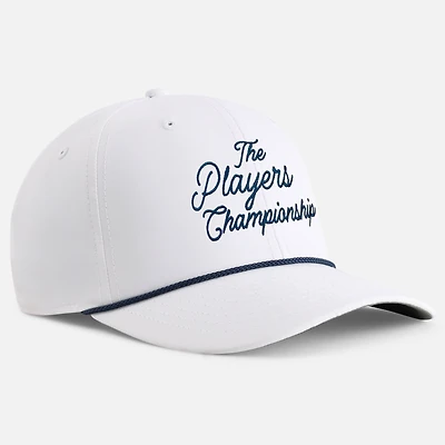 Men's Imperial White THE PLAYERS Script Rope Adjustable Hat