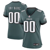 Women's Nike  Midnight Green Philadelphia Eagles Team Custom Game Jersey