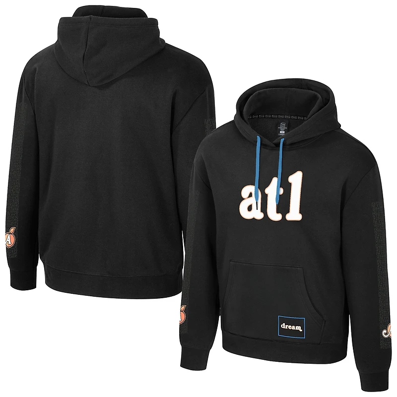 Unisex Stadium Essentials Black Atlanta Dream Rebel Hoodie