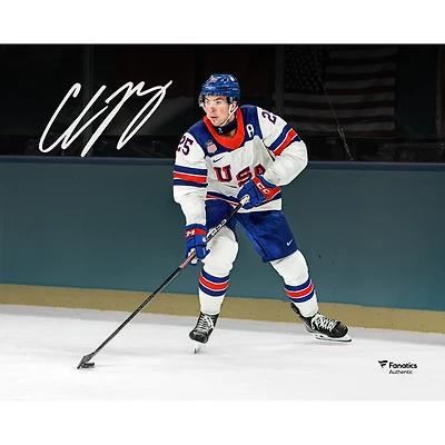 Charlie McAvoy Team USA Autographed 8" x 10" 2026 Winter Olympics Gold Medal Winner Photograph
