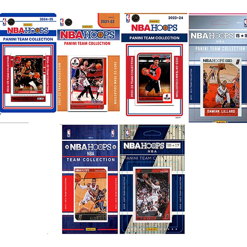 Portland Trail Blazers Multi-Season Trading Card Set