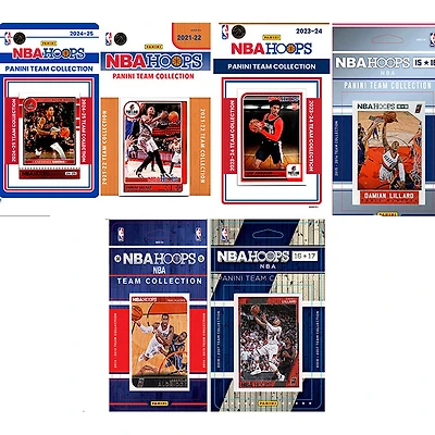 Portland Trail Blazers Multi-Season Trading Card Set