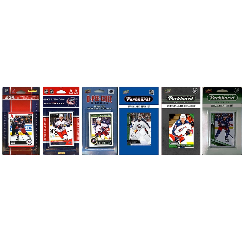 Columbus Blue Jackets Multi-Season Trading Card Set