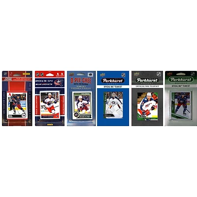 Columbus Blue Jackets Multi-Season Trading Card Set