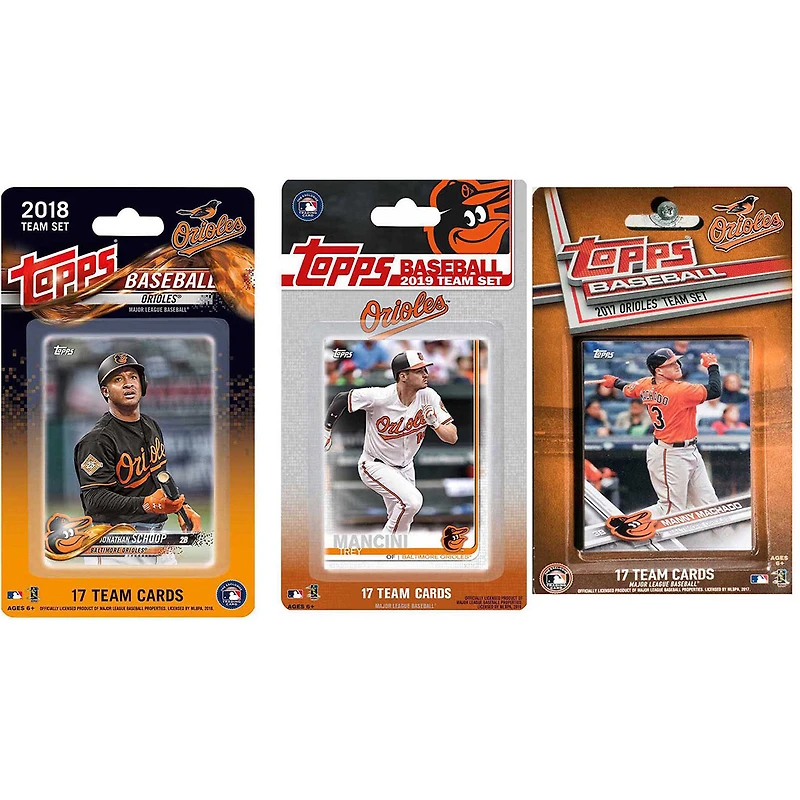 Baltimore Orioles Multi-Season Trading Card Set