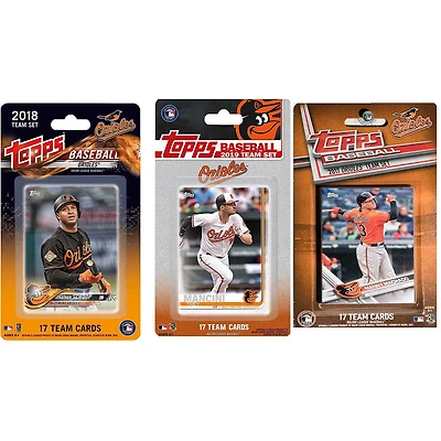 Baltimore Orioles Multi-Season Trading Card Set