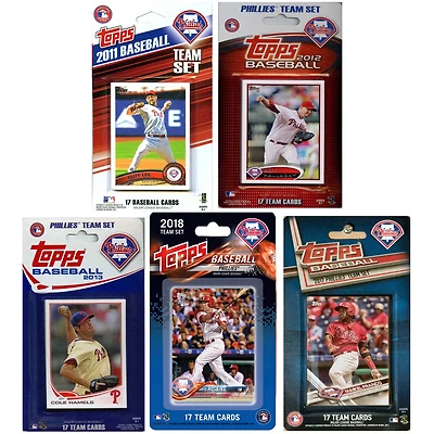 Philadelphia Phillies Multi-Season Trading Card Set