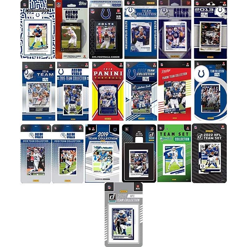 Indianapolis Colts Multi-Season Trading Card Set