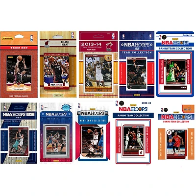 Miami Heat Multi-Season Trading Card Set