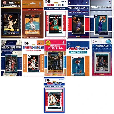 Charlotte Hornets Multi-Season Trading Card Set