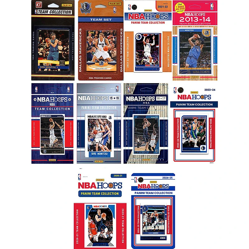 Dallas Mavericks Multi-Season Trading Card Set