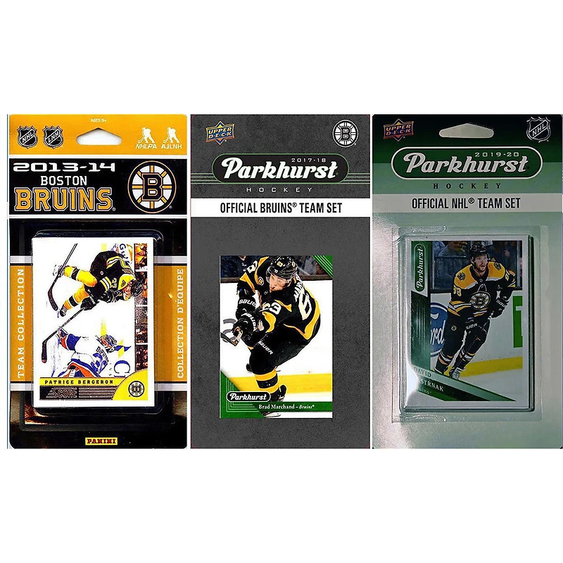 Boston Bruins Multi-Season Trading Card Set