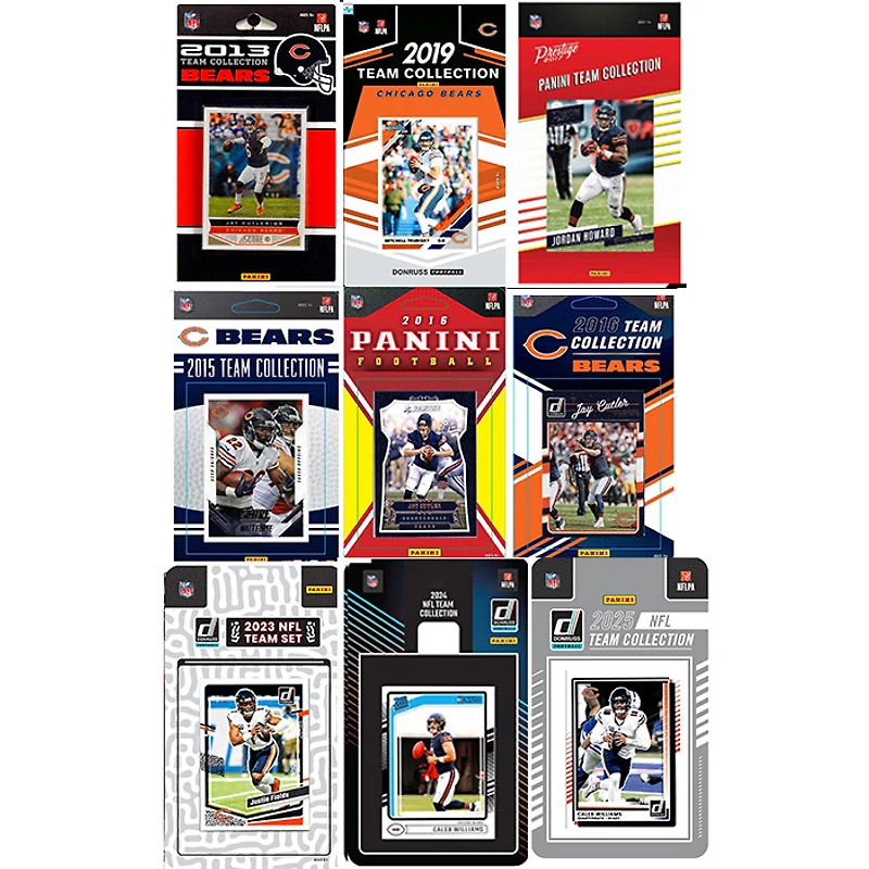 Chicago Bears Multi-Season Trading Card Set