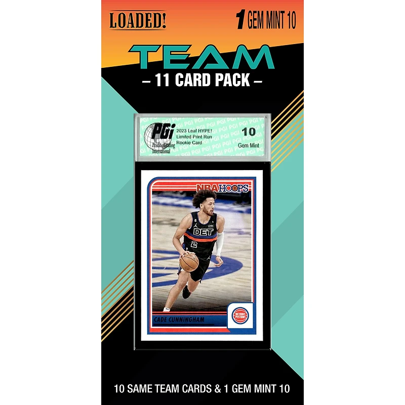 Detroit Pistons Trading Card Pack