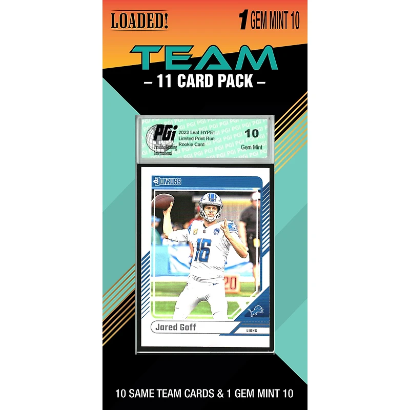Detroit Lions Trading Card Pack