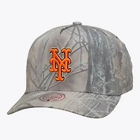 Men's Mitchell & Ness Camo New York Mets Perfect Pro Pinch Adjustable Hat