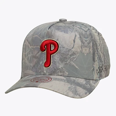Men's Mitchell & Ness Camo Philadelphia Phillies Perfect Pro Pinch Adjustable Hat