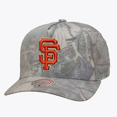Men's Mitchell & Ness Camo San Francisco Giants Perfect Pro Pinch Adjustable Hat