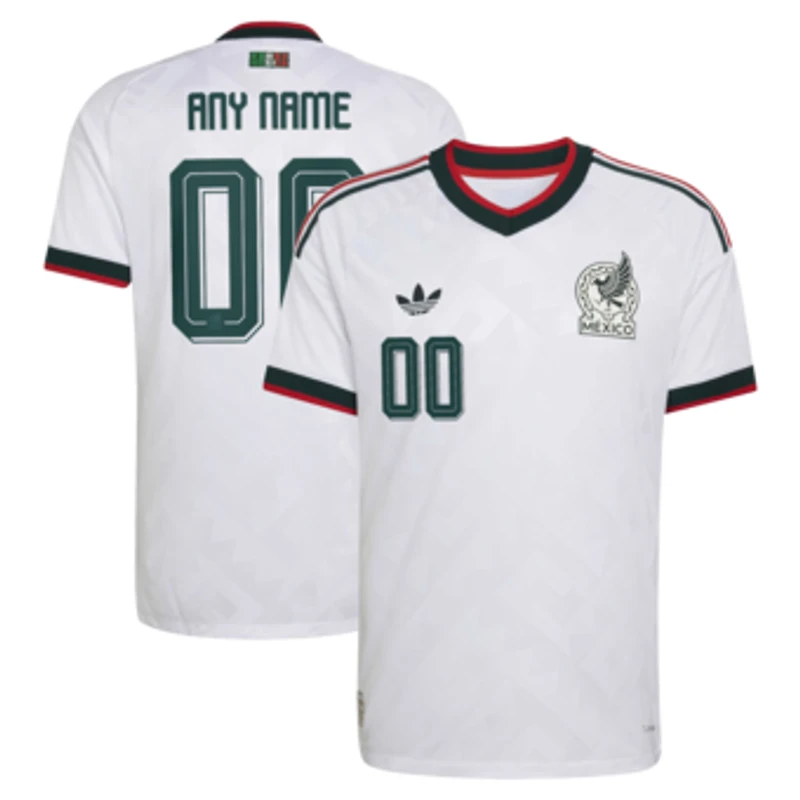 Men's adidas  White Mexico National Team 2026 Away On-Field Authentic Custom Jersey