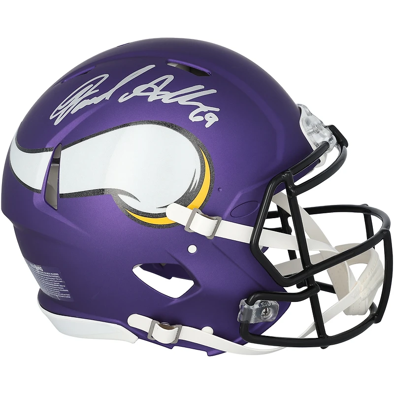 Jared Allen Minnesota Vikings Autographed Riddell Speed Authentic Helmet