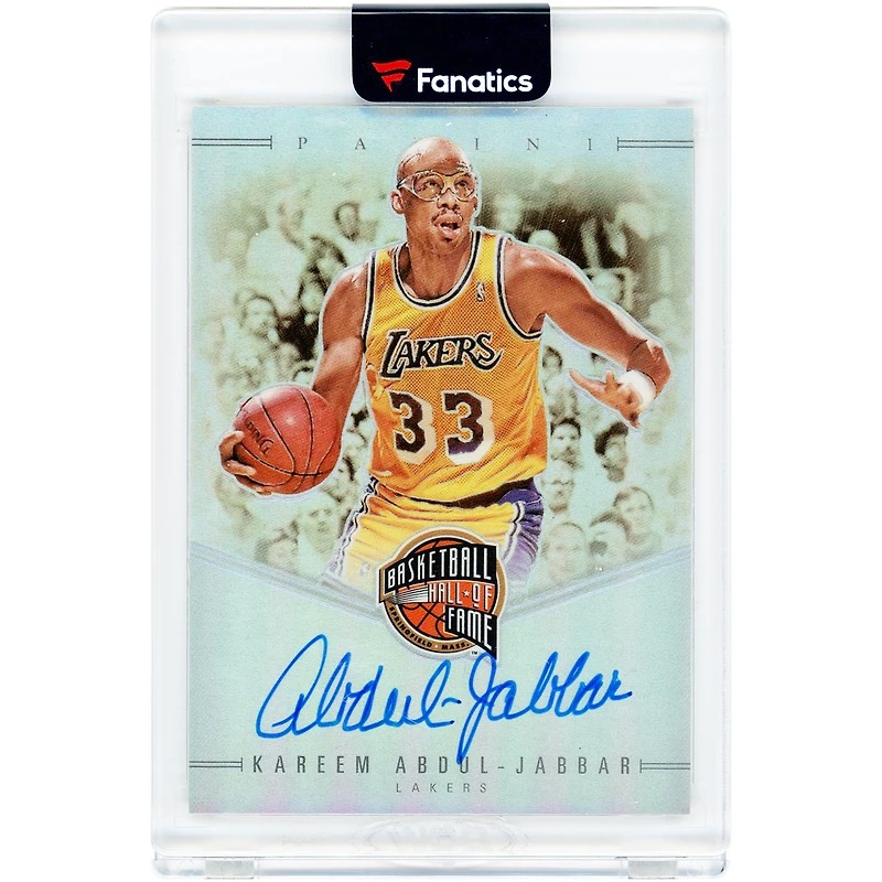 Kareem Abdul-Jabbar Los Angeles Lakers Autographed 2021 Panini Prizm Basketball Hall of Fame #SH-KAJ Card