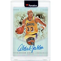 Kareem Abdul-Jabbar Los Angeles Lakers Autographed 2021 Panini Prizm Basketball Hall of Fame #SH-KAJ Card