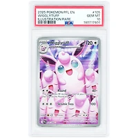Wigglytuff 2025 Pokemon Phantasmal Flames Illustration Rare #105 PSA Authenticated 10 Card