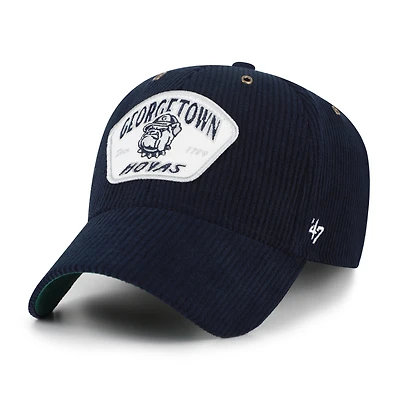 Unisex '47 Navy Georgetown Hoyas Accordia Corduroy MVP Adjustable Hat