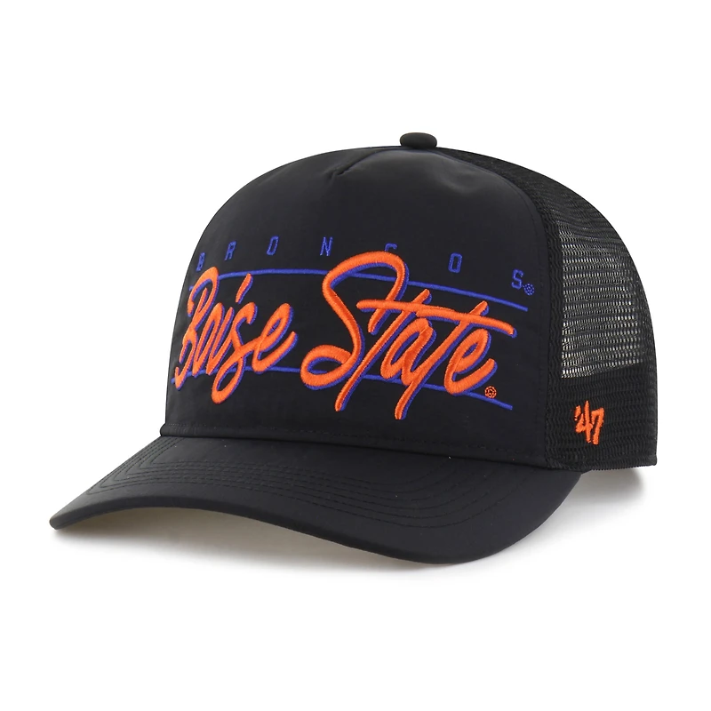 Unisex '47 Black Boise State Broncos brrr° Condor Mesh Hitch Adjustable Hat