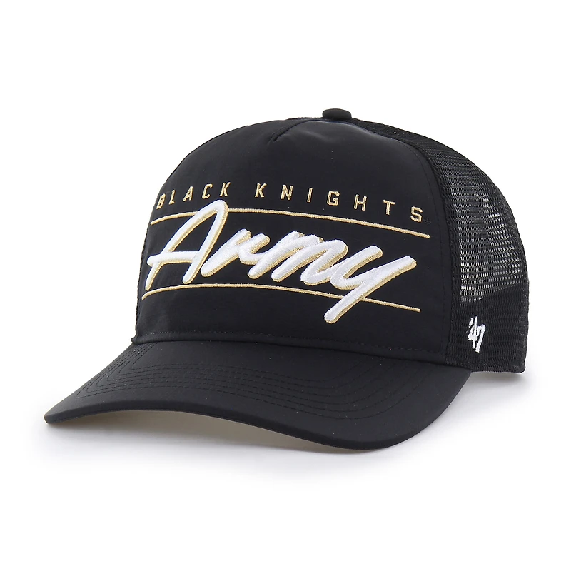 Unisex '47 Black Army Black Knights brrr° Condor Mesh Hitch Adjustable Hat