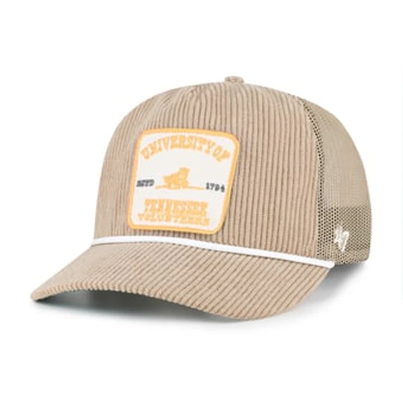 Unisex '47 Khaki Tennessee Volunteers Cordlandia Hitch Adjustable Hat