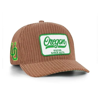 Unisex '47 Brown Oregon Ducks Corduroy Patch Hitch Adjustable Hat