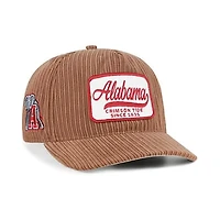 Unisex '47 Brown Alabama Crimson Tide Corduroy Patch Hitch Adjustable Hat